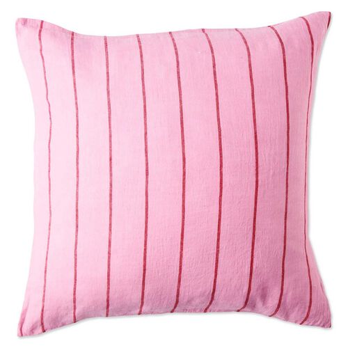 Kip&Co Iced Vovo Stripe Linen European Pillowcases 2P Set